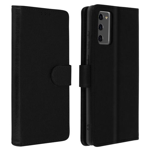 Étui Samsung Galaxy Note 20 Housse Intégrale Porte-Carte Fonction Support Noir