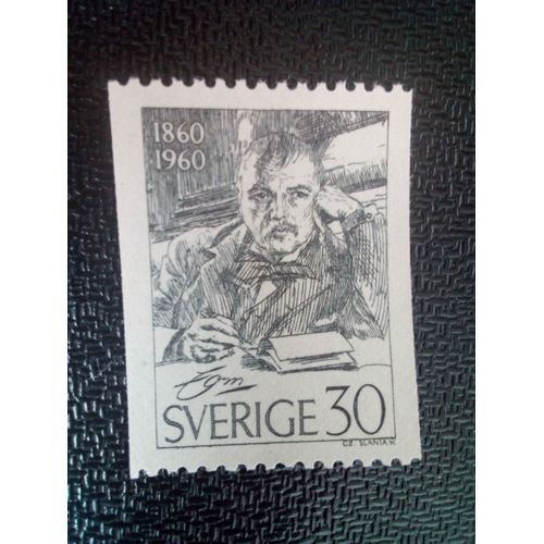 Timbre Suede Yt 446 Anders Zorn (Autoportrait) 1960 ( 61004 )