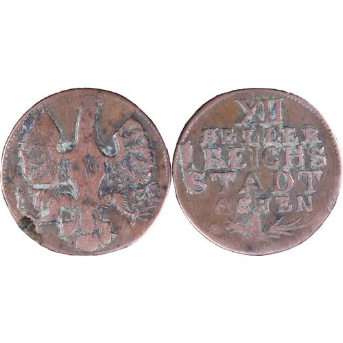 Allemagne - Aix La Chapelle - Acher - 1792 - Xii Heller - 20-174