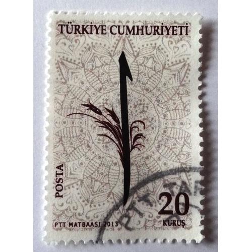 Timbre Turquie - 20 K - 2013