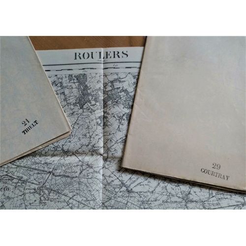 Carte Thielt Au 1/40000 Mise ? Jour 1913