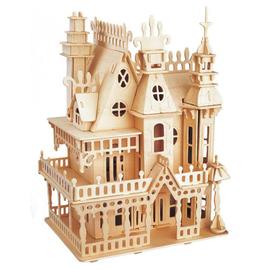 Bricolage en bois 3D château Construction assemblage modèle Art