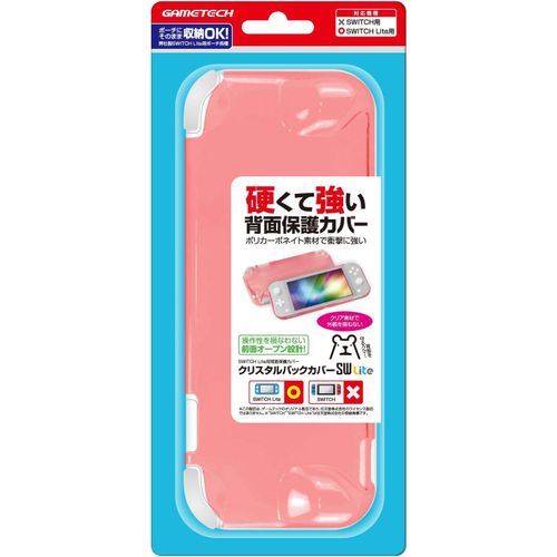 Crystal Back Cover For Nintendo Switch (Clear Pink) [Import Japonais]