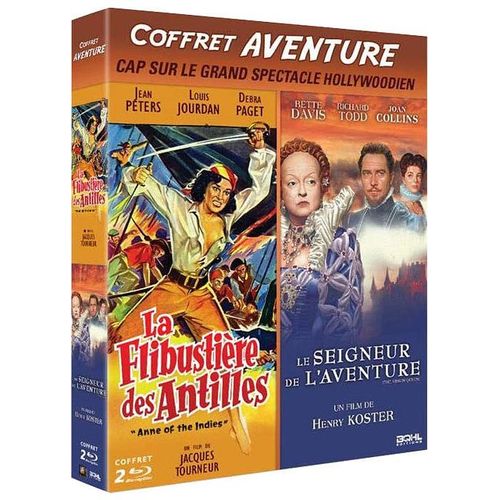 Coffret Aventure - La Flibustière Des Antilles + Le Seigneur De L'aventure - Blu-Ray