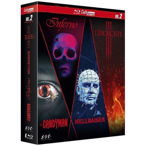 Cult'horror N° 2 : Inferno + Candyman + L'exorciste Iii + Hellraiser : Le Pacte - Pack - Blu-Ray