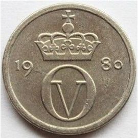 Norvège (Norge), 10 Ore 1980