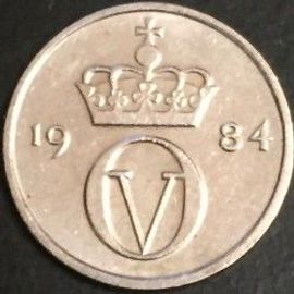 Norvège (Norge), 10 Ore 1984