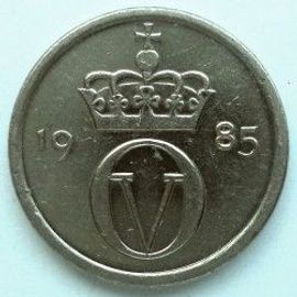 Norvège (Norge), 10 Ore 1985