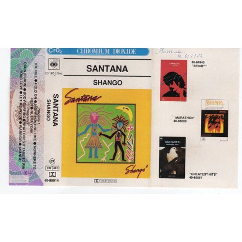 Santana K7 Audio "Shango" (Holland)