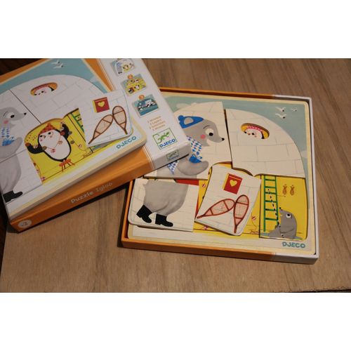 Puzzle 6 Pièces Puzzle En Bois - Igloo