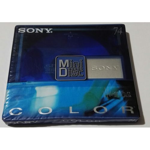 mini disc sony color 74 mn