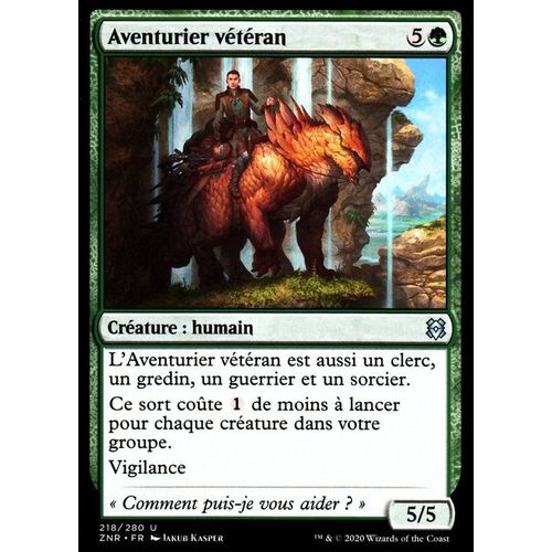 Aventurier Vétéran - Mtg - Renaissance De Zendikar - U - 218/280