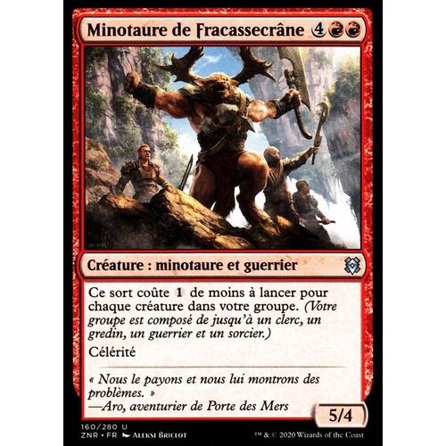 Minotaure De Fracassecrâne - Mtg - Renaissance De Zendikar - U - 160/280