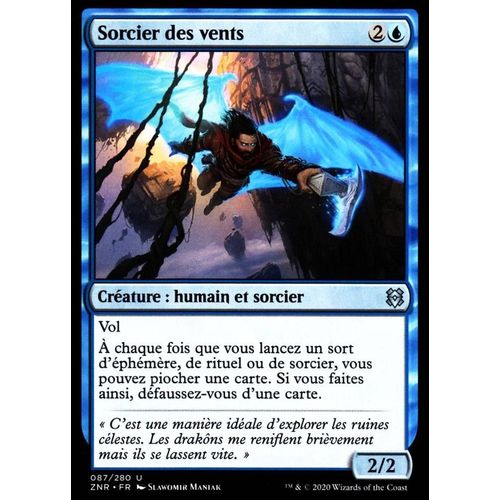 Sorcier Des Vents - Mtg - Renaissance De Zendikar - U - 87/280