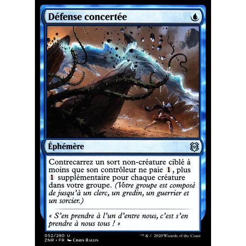 Défense Concertée - Mtg - Renaissance De Zendikar - U - 52/280