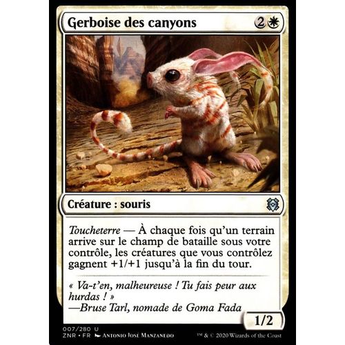 Gerboise Des Canyons - Mtg - Renaissance De Zendikar - U - 7/280