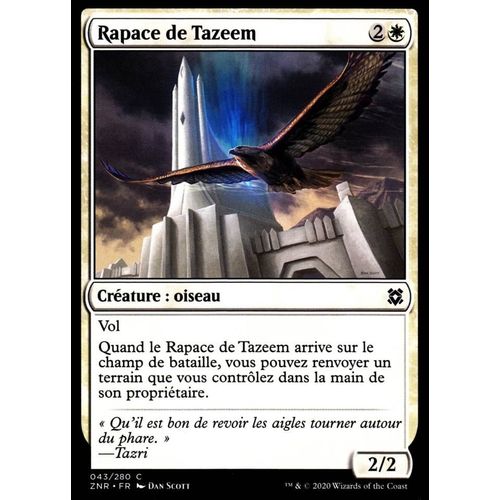 Rapace De Tazeem - Mtg - Renaissance De Zendikar - C - 43/280