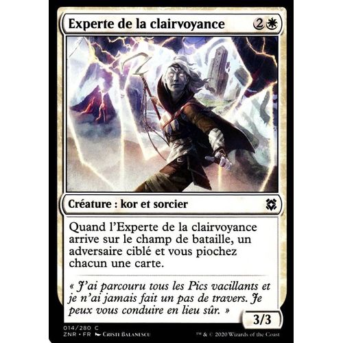 Experte De La Clairvoyance - Mtg - Renaissance De Zendikar - C - 14/280