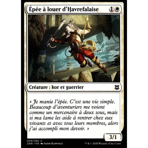Epée À Louer D'havrefalaise - Mtg - Renaissance De Zendikar - C - 8/280