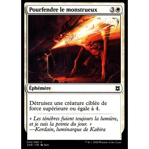 Pourfendre Le Monstrueux - Mtg - Renaissance De Zendikar - C - 42/280
