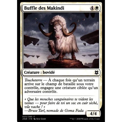 Buffle Des Makindi - Mtg - Renaissance De Zendikar - C - 25/280