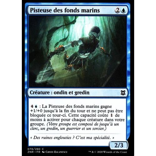Pisteuse Des Fonds Marins - Mtg - Renaissance De Zendikar - C - 78/280