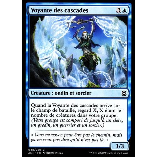 Voyante Des Cascades - Mtg - Renaissance De Zendikar - C - 48/280