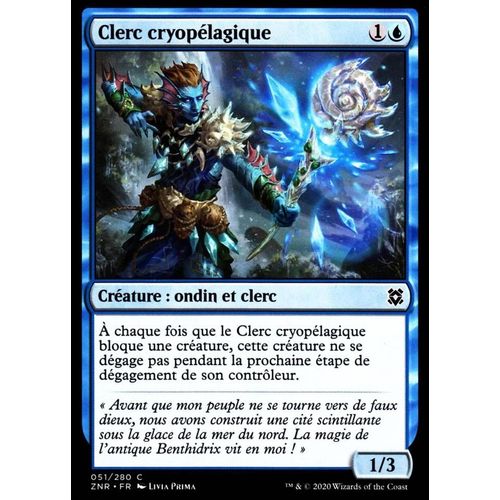 Clerc Cryopélagique - Mtg - Renaissance De Zendikar - C - 51/280
