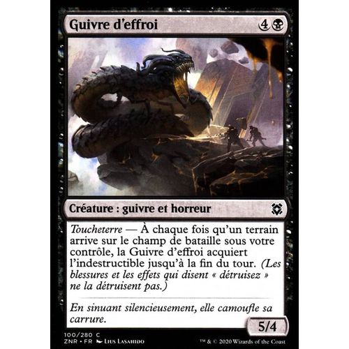 Guivre D'effroi - Mtg - Renaissance De Zendikar - C - 100/280