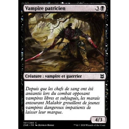 Vampire Patricien - Mtg - Renaissance De Zendikar - C - 107/280