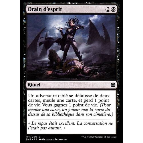Drain D'esprit - Mtg - Renaissance De Zendikar - C - 114/280