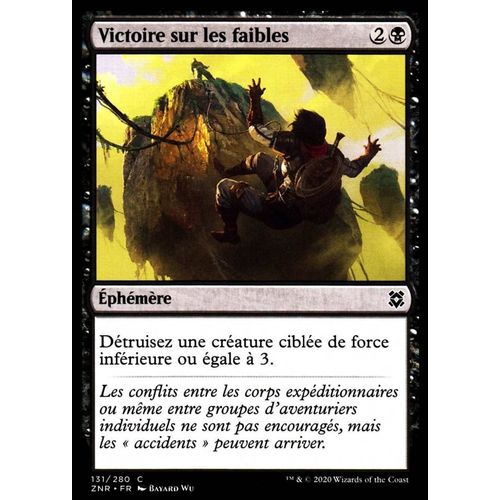Victoire Sur Les Faibles - Mtg - Renaissance De Zendikar - C - 131/280