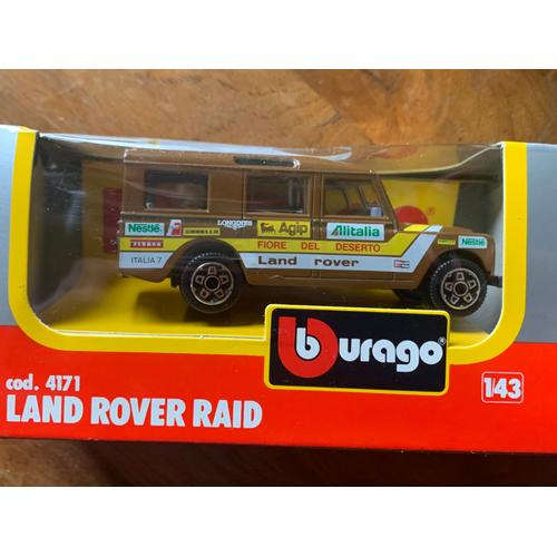 Land Rover Raid Burago 143 Cod 4171 Avec Boîte-Bburago