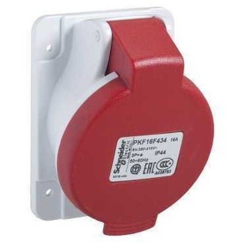 SCHNEIDER PKF16F435 | Socle encastré incliné 16A 3P+N+TT 380-415V IP44