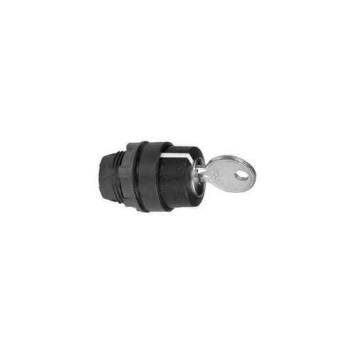 Tête de sélecteur diamètre 22 clé 2 garniture plastique fixe