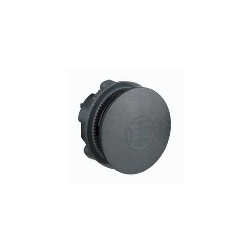 Bouchon obturateur rond en plastique noir
