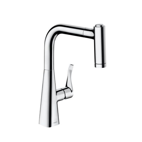 Metris 220. Mitigeur de cuisine avec douchette extractible, chromé (14834000)