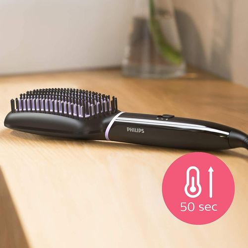 Brosse Lissante Pour Des Cheveux Lisses Tout En Douceur Noir