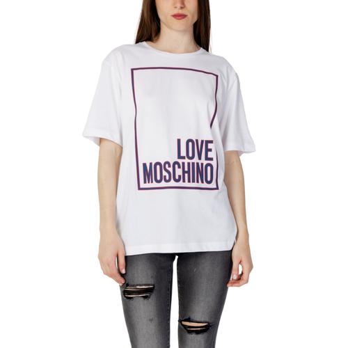 T-Shirts Femme Love Moschino Stampa Logo Box W 4 F87 52 M 4405