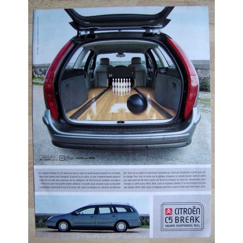 Publicité Papier - Voiture Citroën C5 Break De 2001
