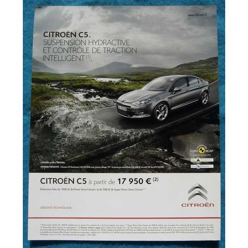 Publicité Papier - Voitures Citroën C5 De 2009