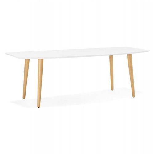 Table De Repas Extensible "Antark" 120-270cm Blanc