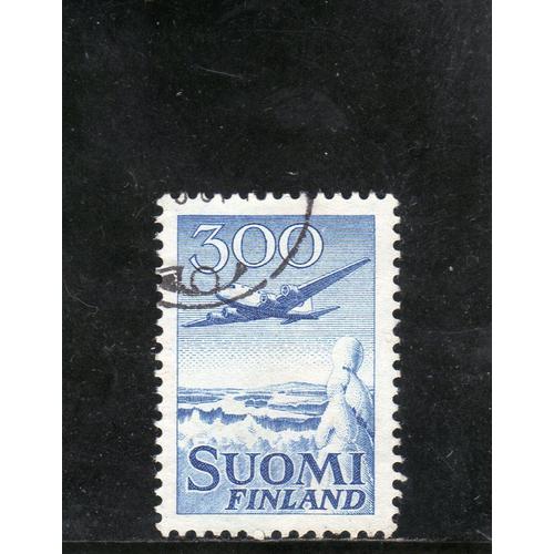 Timbre De Poste Aérienne De Finlande