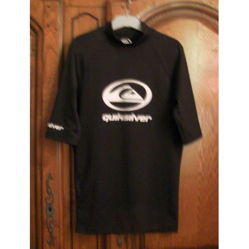 Tee-Shirt Noir Quiksilver - Taille S