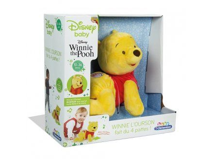 Winnie L Ourson Fait Du 4 Pattes Avec Boutons Musique Et Cris Des Animaux Peluche Interactive Disney Bebe 10 36 Mois Rakuten