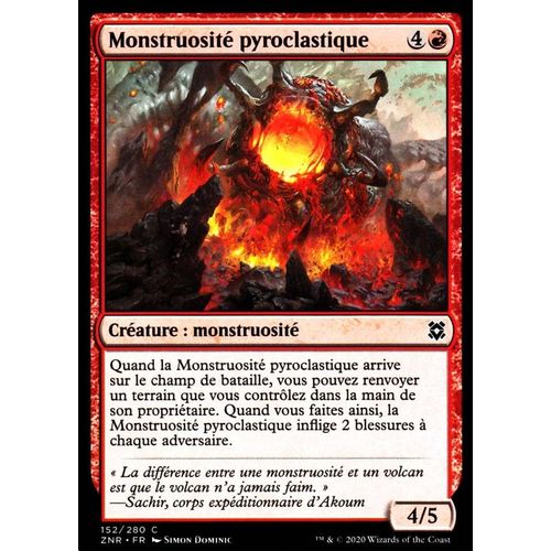 Monstruosité Pyroclastique - Mtg - Renaissance De Zendikar - C - 152/280