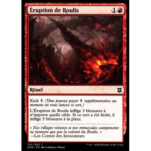 Eruption De Roulis - Mtg - Renaissance De Zendikar - C - 155/280