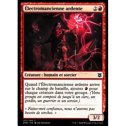Electromancienne Ardente - Mtg - Renaissance De Zendikar - C - 135/280