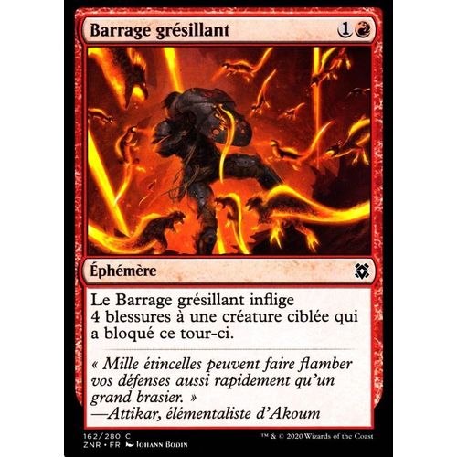 Barrage Grésillant - Mtg - Renaissance De Zendikar - C - 162/280
