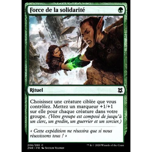 Force De La Solidarité - Mtg - Renaissance De Zendikar - C - 206/280